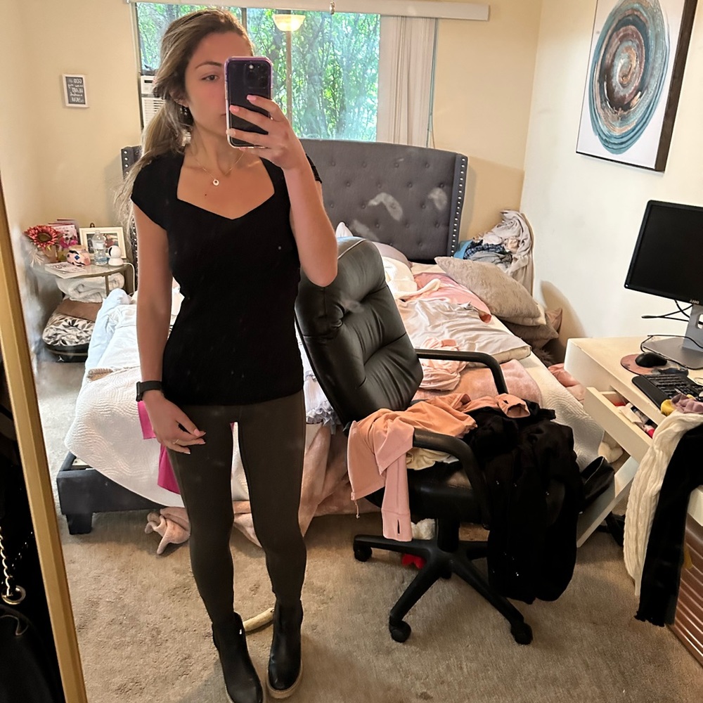 Black work shirt